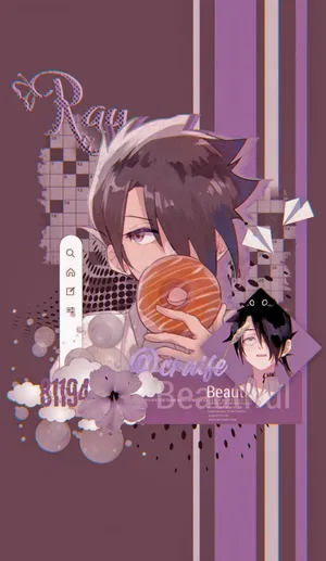 Ray And Emma Of The Popular Anime Fairytale, The Promised Neverland Wallpaper