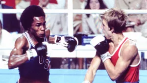 Ray Leonard Ready To Box Vintage Desktop Wallpaper