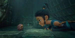 Raya And The Last Dragon Young Raya Tuk Tuk Wallpaper