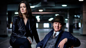 Raymond “red” Reddington And Elizabeth Keen Strategizing Wallpaper