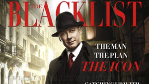 Raymond Reddington & Fbi On The Cover Of The Blacklist Magazine Wallpaper