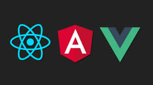 React Angular And Vue Wallpaper