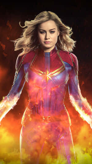 Ready For Action! Captain Marvel 2 Wallpaper