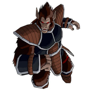 Ready For Battle With Raditz Wallpaper