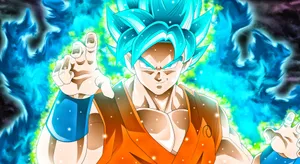 Ready To Fight Goku Dragon Ball Super Wallpaper
