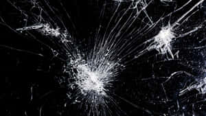 Realistic Cracked Screen Texture Wallpaper