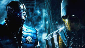 Realistic Mortal Kombat Scorpion Vs Sub Zero Wallpaper