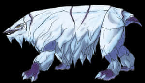 Realistic Portrayal Of Avalugg Wallpaper