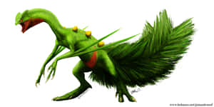 Realistic Sceptile Artwork Wallpaper