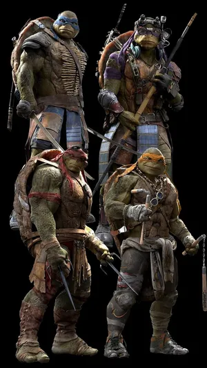 Realistic Teenage Mutant Ninja Turtles Comic Book Wallpaper