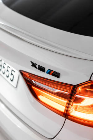 Rear White Bmw Mobile Wallpaper