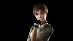 Rebecca Chambers In Action Wallpaper