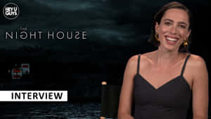 Rebecca Hall Striking A Pose In A Stylish Dress Wallpaper