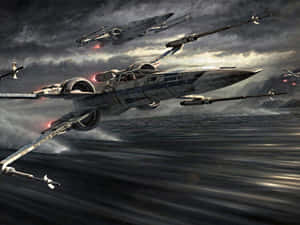 Rebel Forces Ready For Battle: X-wing Fighter Wallpaper