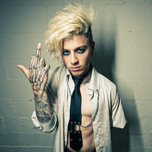 Rebellious Punk Portrait Wallpaper