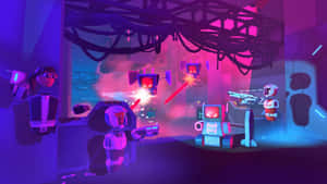 Rec Room Laser Tag Action Wallpaper