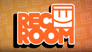 Rec Room Logo Orange Background Wallpaper