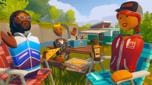 Rec Room Virtual Picnic Scene Wallpaper