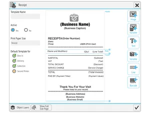 Receipt Template Wallpaper
