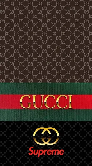 Recreate Your Wardrobe With Supreme And Gucci's Effortless Style. Wallpaper