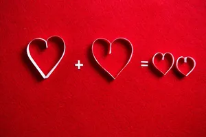 Red 4k Uhd Heart Math Wallpaper