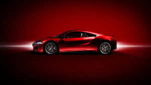 Red Acura N S X Side Profile Wallpaper