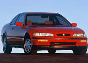 Red Acura Vigor Luxury Sedan Wallpaper