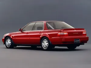 Red Acura Vigor Side Profile Wallpaper