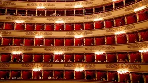 Red Aesthetic La Scala Opera House Seats Wallpaper