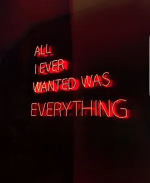 Red Aesthetic Neon Wanted Everything Wallpaper