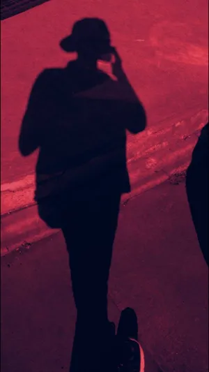 Red Aesthetic Shadow Pfp Wallpaper