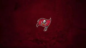 Red Aesthetic Tampa Bay Buccaneers Flag Wallpaper