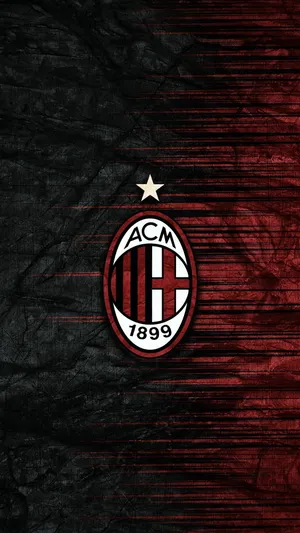 Red And Black Ac Milan Wallpaper