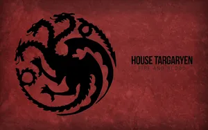 Red And Black House Targaryen Wallpaper