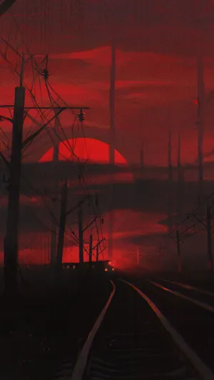 Red And Black Iphone For The Trendy Look Wallpaper