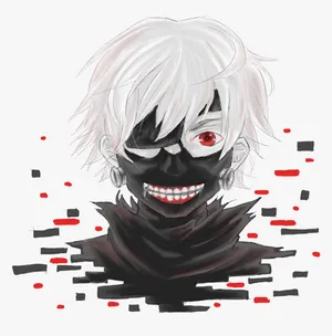 Red And Black Kaneki Pfp Wallpaper