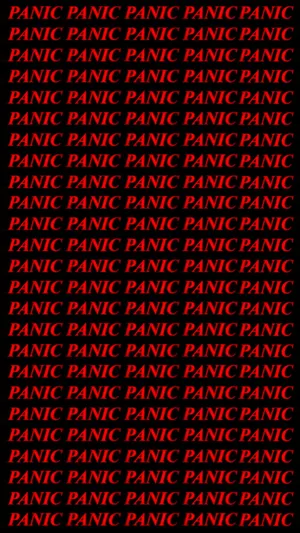 Red And Black Panic Mobile Wallpaper