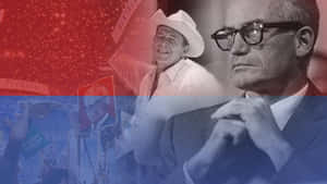 Red And Blue Flag Barry Goldwater Wallpaper