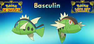 Red And Blue Striped Basculin Wallpaper