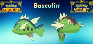 Red And Blue Striped Basculin Wallpaper