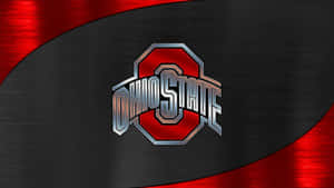 Red And Silver Ohio State Logo Wallpaper