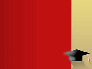 Red And Yellow Graduation Template Wallpaper