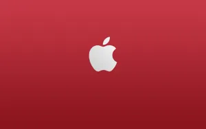 Red Apple Logo Wallpaper