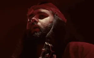 Red Bandana Musician Performance Wallpaper