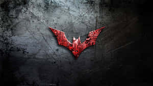 Red Batman Logo Wallpaper