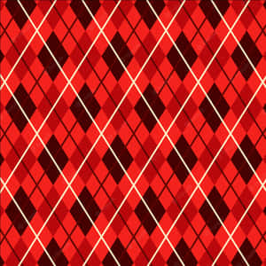 Red & Black Plaid Wallpaper