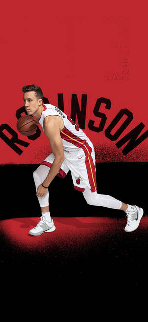 Red Black Poster Of Duncan Robinson Wallpaper