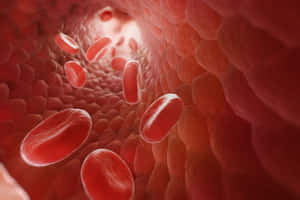 Red Blood Cells In Action Wallpaper