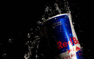 Red Bull Macro Shot Wallpaper