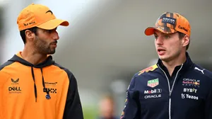 Red Bull Racing Max Talking Daniel Wallpaper